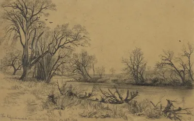 The Rappahannock River Below The Station Jan 28 1864