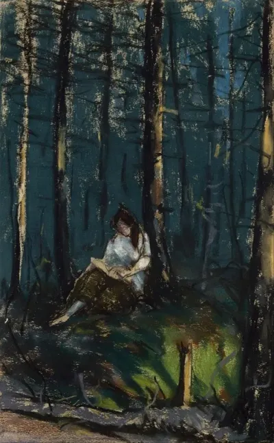 The Reader In The Forest