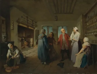 The Reception In The Kitchen Of The News Of Master Bobby Shandys Death