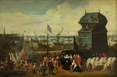 The Reception Of Marie De Medici In Antwerp