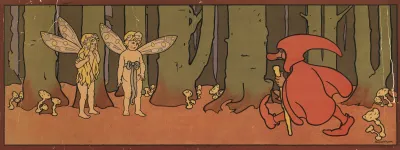 The Red Man In The Forest