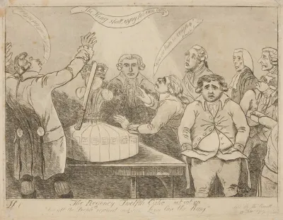 The Regency Twelfth Cake Not Cut Up