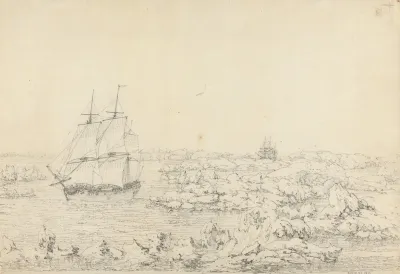 The Resolution Beating Through The Ice With The Discovery In The Most Eminent Danger In The Distance