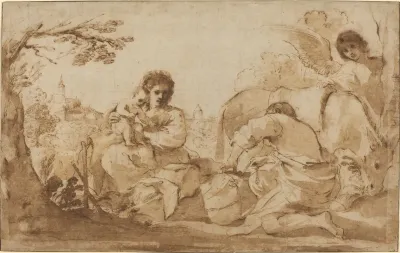 The Rest On The Flight Into Egypt 14