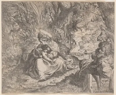 The Rest On The Flight Into Egypt 41