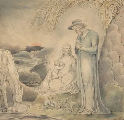 The Rest On The Flight Into Egypt The Repose Of The Holy Family In Egypt