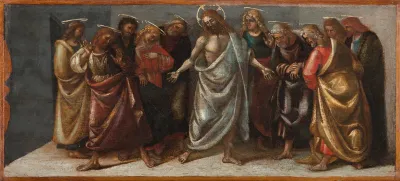 The Resurrected Christ Appearing To His Disciples