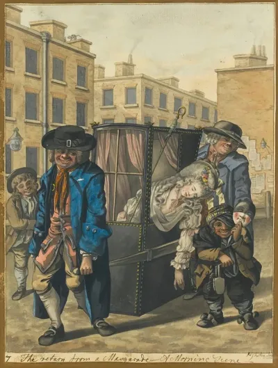 The Return From The Masquerade A Morning Scene