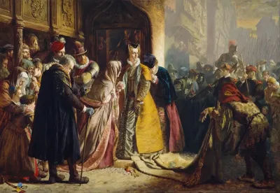The Return Of Mary Queen Of Scots To Edinburgh