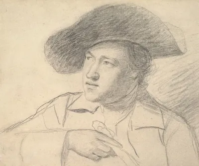The Rev William Atkinson Wearing A Broad Brimmed Hat