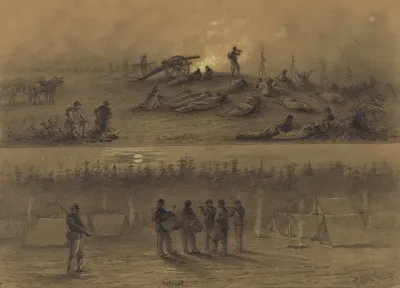The Reveille On The Line Of Battle