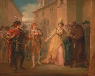 The Revelation Of Olivias Betrothal From Twelfth Night Act V Scene I