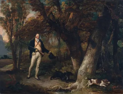 The Reverend Thomas Levett And Favourite Dogs Cock Shooting