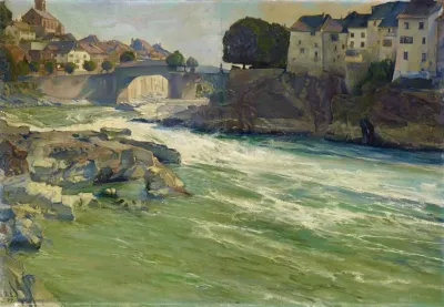 The Rhine At Laufenburg