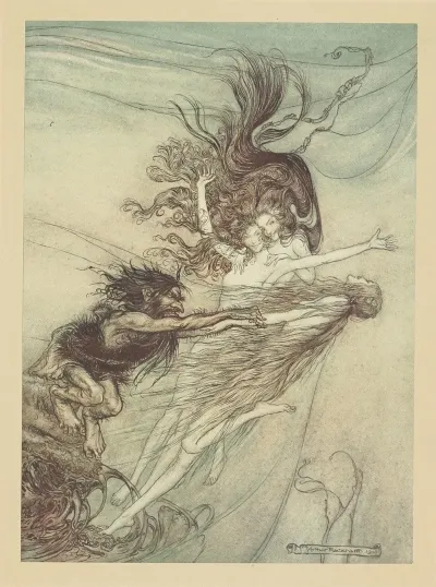 The Rhine Maidens Teasing Alberich