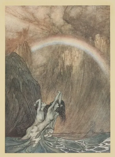 The Rhines Fair Children Bewailing Their Lost Gold Weep