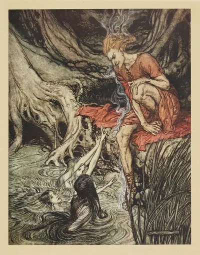 The Rhines Pure Gleaming Children Told Me Of Their Sorrow