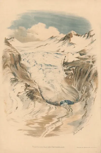 The Rhone Glacier Switzerland
