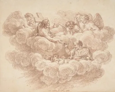 The Risen Christ Appearing To Souls In Purgatory