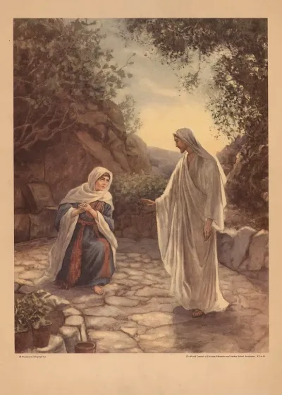 The Risen Jesus And Mary