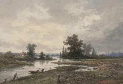 The River Lys Near Ghent