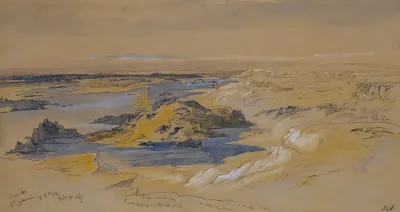 The River Nile At Abou Seir The Second Cataract Egypt