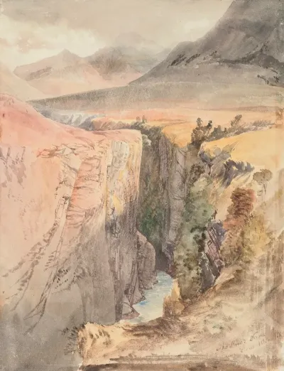 The River Von Near Lake Wakatipu