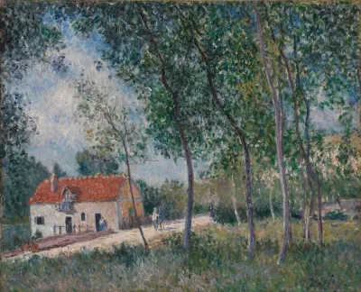 The Road From Moret To Saint Mammes
