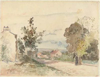 The Road From Versailles To Louveciennes