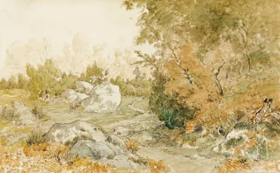 The Road To Paris In Fontainebleau Forest