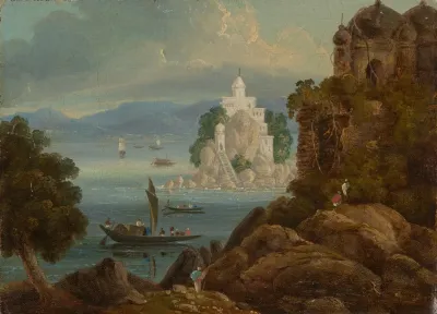 The Rock At Jahangira On The Ganges