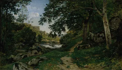 The Rocky Path In The Morvan Chemin Des Roches Dans Le Morvan