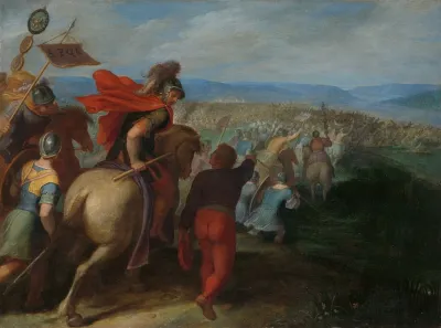 The Romans Nearly Overpower The Army Of Julius Civilis Through The Treachery Of A Batavian