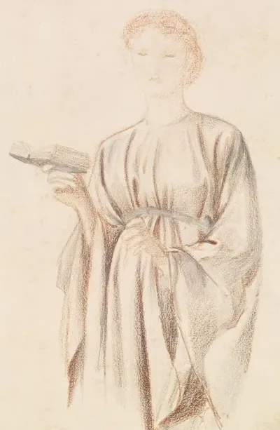 The Rose Garden Study Of Georgiana Burne Jones