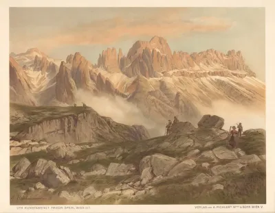 The Rosengarten Group In The Dolomites