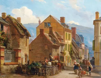 The Rosiers Street In Trouville