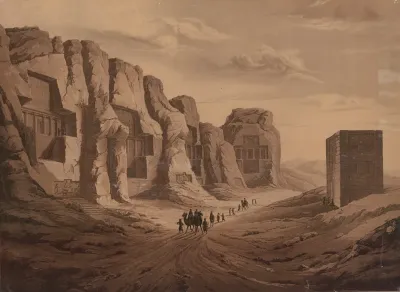 The Royal Tombs At Naqsh I Rustam