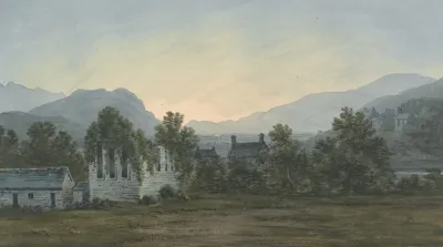 The Ruins Of Cymer Abbey On The Mawddach River