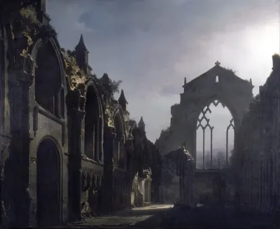 The Ruins Of Holyrood Chapel