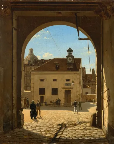 The Salle De Dessin Of The College Sainte Barbe Paris