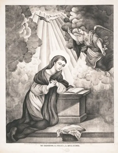 The Salutation Of The Virgin By The Angel Gabriel