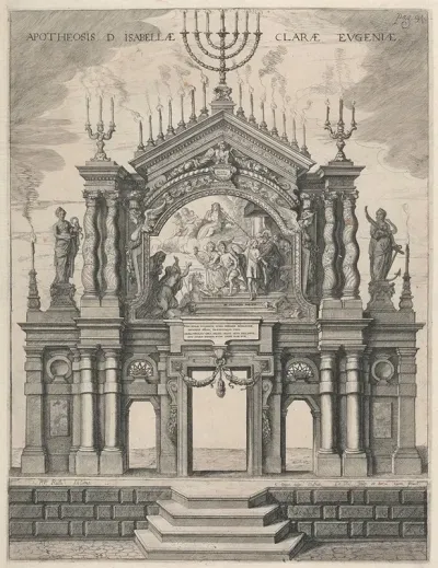 The Scene Of Archduchess Isabella Clare Eugenia Of Austria