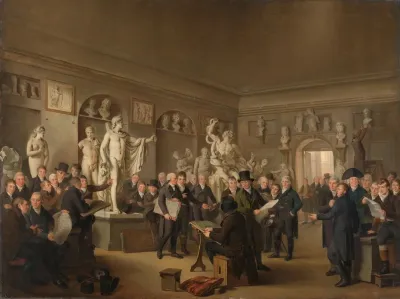 The Sculpture Gallery Of The Felix Meritis Society