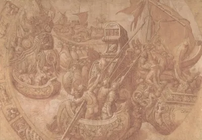The Sea Battle In The Gulf Of Morbihan