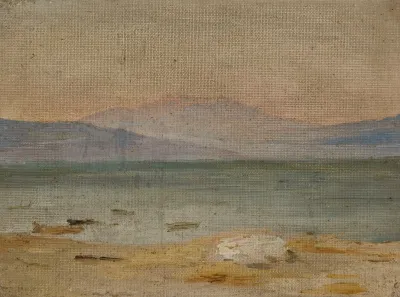 The Sea Of Galilee From The Journey To Palestine