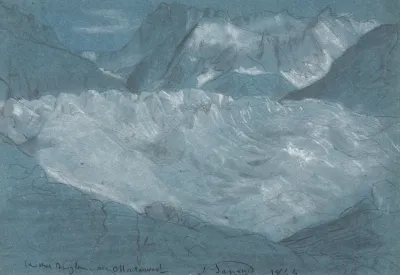 The Sea Of Ice At Montenvers Chamonix