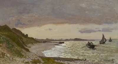 The Seashore At Sainte Adresse