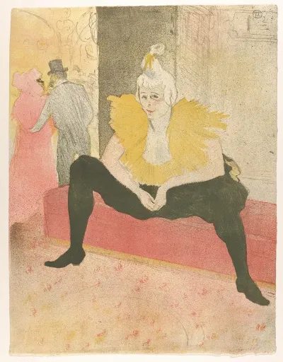 The Seated Clowness Mademoiselle Cha U Ka O