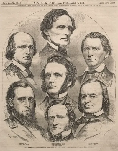 The Seceding Mississippi Delegation In Congress