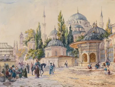 The Sehzade Mosque In Laleli Istanbul